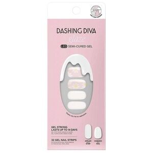 Dashing Diva Glaze LED Semi-Cured Gel Nail Daisy